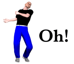 CG cool MAN sticker #11295646