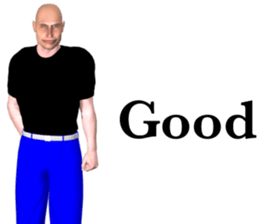 CG cool MAN sticker #11295653