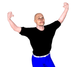 CG cool MAN sticker #11295657