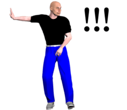 CG cool MAN sticker #11295659