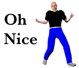 CG cool MAN sticker #11295663