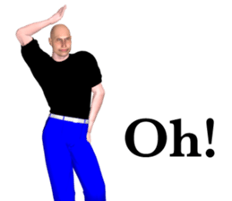 CG cool MAN sticker #11295671