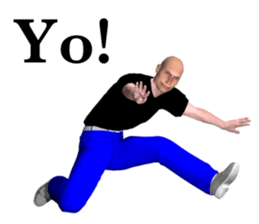 CG cool MAN sticker #11295673