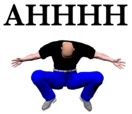 CG cool MAN sticker #11295674