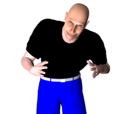 CG cool MAN sticker #11295676