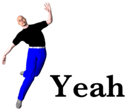 CG cool MAN sticker #11295678