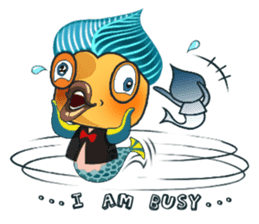 Funny Mermaid Boy sticker #11296005
