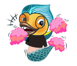 Funny Mermaid Boy sticker #11296027