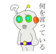 Communication with Space Traveler AT sticker #11296405