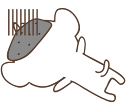 white business monkey sticker #11296632