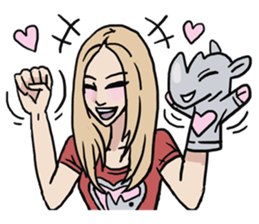 AsB - 119 Rhino Love Club sticker #11297167