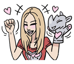 AsB - 119 Rhino Love Club sticker #11297167