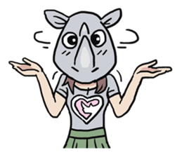 AsB - 119 Rhino Love Club sticker #11297176