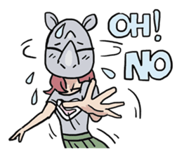 AsB - 119 Rhino Love Club sticker #11297178