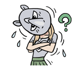 AsB - 119 Rhino Love Club sticker #11297179