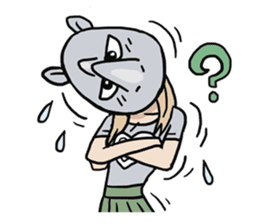 AsB - 119 Rhino Love Club sticker #11297179