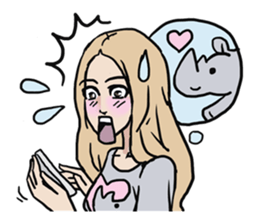 AsB - 119 Rhino Love Club sticker #11297187