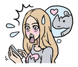 AsB - 119 Rhino Love Club sticker #11297187