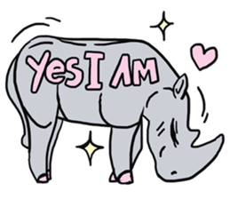 AsB - 119 Rhino Love Club sticker #11297188