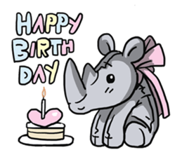 AsB - 119 Rhino Love Club sticker #11297189