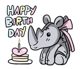 AsB - 119 Rhino Love Club sticker #11297189