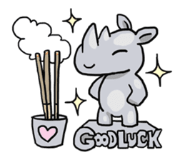 AsB - 119 Rhino Love Club sticker #11297191