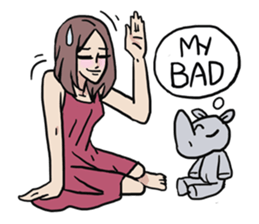 AsB - 119 Rhino Love Club sticker #11297192