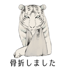 Animals of poor health sticker #11297256