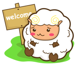 Fifi the Fluffy Sheep sticker #11297415