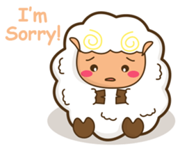 Fifi the Fluffy Sheep sticker #11297425