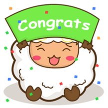 Fifi the Fluffy Sheep sticker #11297427