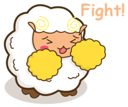 Fifi the Fluffy Sheep sticker #11297428