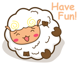 Fifi the Fluffy Sheep sticker #11297430