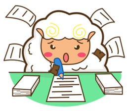 Fifi the Fluffy Sheep sticker #11297432