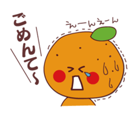 orange stamp sticker #11297573