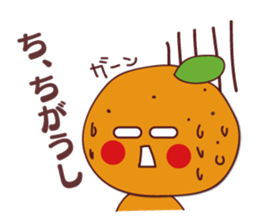 orange stamp sticker #11297590