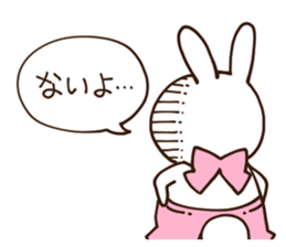 Everyday friendly housewife rabbit sticker #11297674