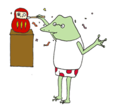 Watanabe the Little Frog 2 sticker #11297723