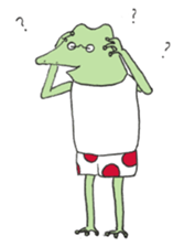 Watanabe the Little Frog 2 sticker #11297726