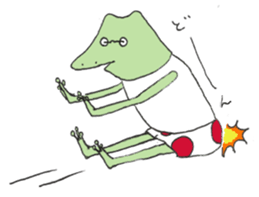 Watanabe the Little Frog 2 sticker #11297728
