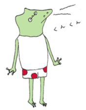 Watanabe the Little Frog 2 sticker #11297734