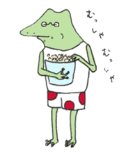 Watanabe the Little Frog 2 sticker #11297739