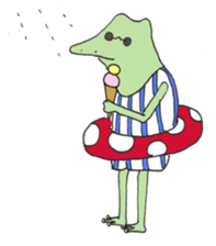 Watanabe the Little Frog 2 sticker #11297750
