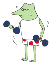 Watanabe the Little Frog 2 sticker #11297752