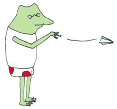Watanabe the Little Frog 2 sticker #11297755