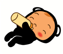 baby chuchuru 01 sticker #11298436