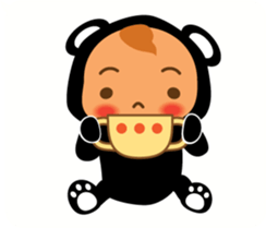 baby chuchuru 01 sticker #11298437