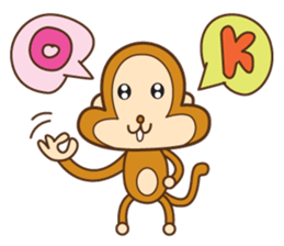 Brownie Monkey sticker #11299323