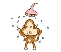 Brownie Monkey sticker #11299327