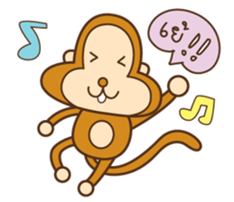 Brownie Monkey sticker #11299339